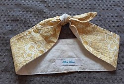 Flower lace pattern, Toddler head scarf $10