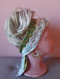 Peacock and lace, Extra wide $25
