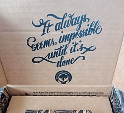 All Canva's packaging is sustainably sourced..