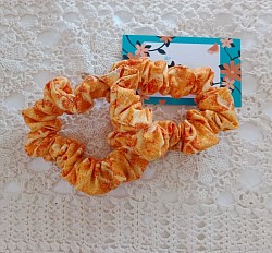 Orange scrunchies $8 pair