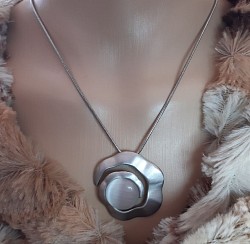 Moonstone spiral necklace $10