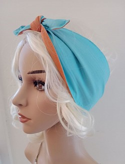 Alice Clare Signiture colour palette extra wide 1950's head scarf $20