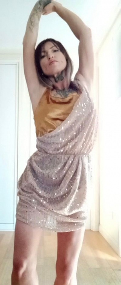 1970's inspired Tina Turner dress