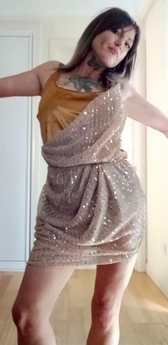 Tina Turner Inspired dress $60 size L
