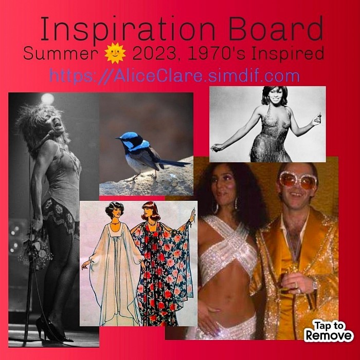 Inspiration board Summer 🌞 2023, 1970's Inspired