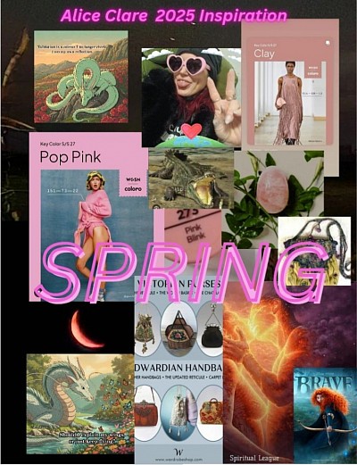 Alice Clare 2025 Inspiration Board Spring