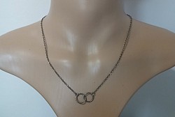 Interlinked necklace in recycled Silver $ 22