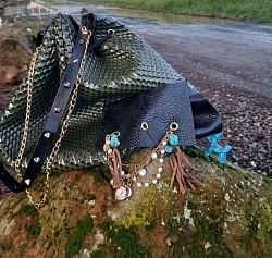 Crocodile bag/backpck $77